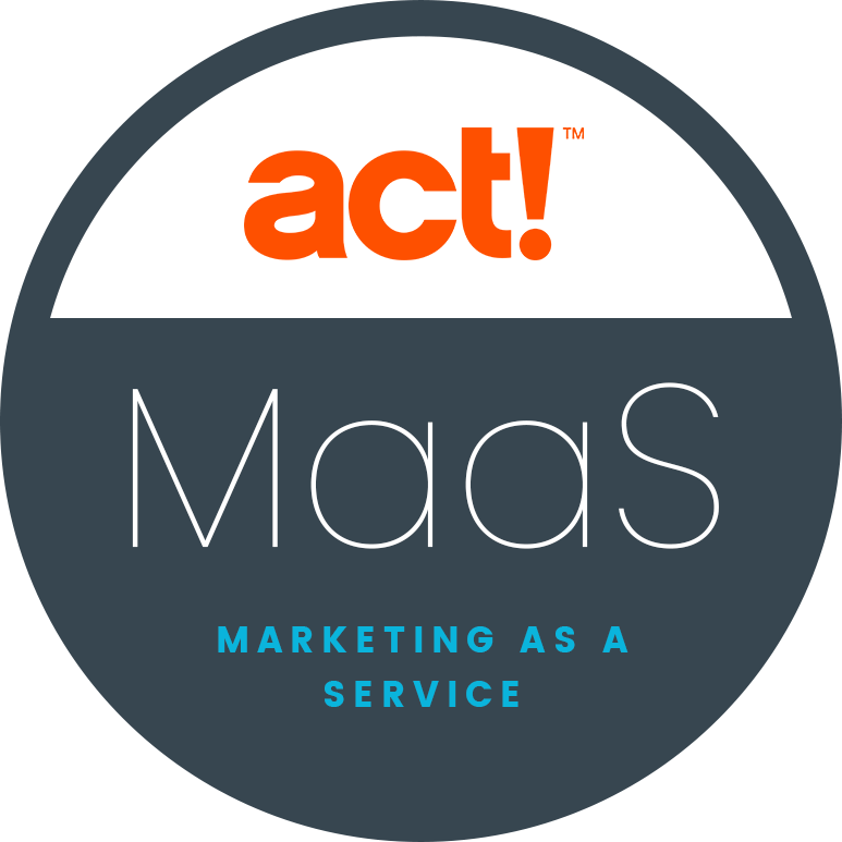 act! CRM platform Maas: marketing as a service logo