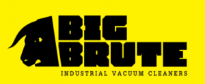 big brute industrial vacuum cleaners logo in yellow and black