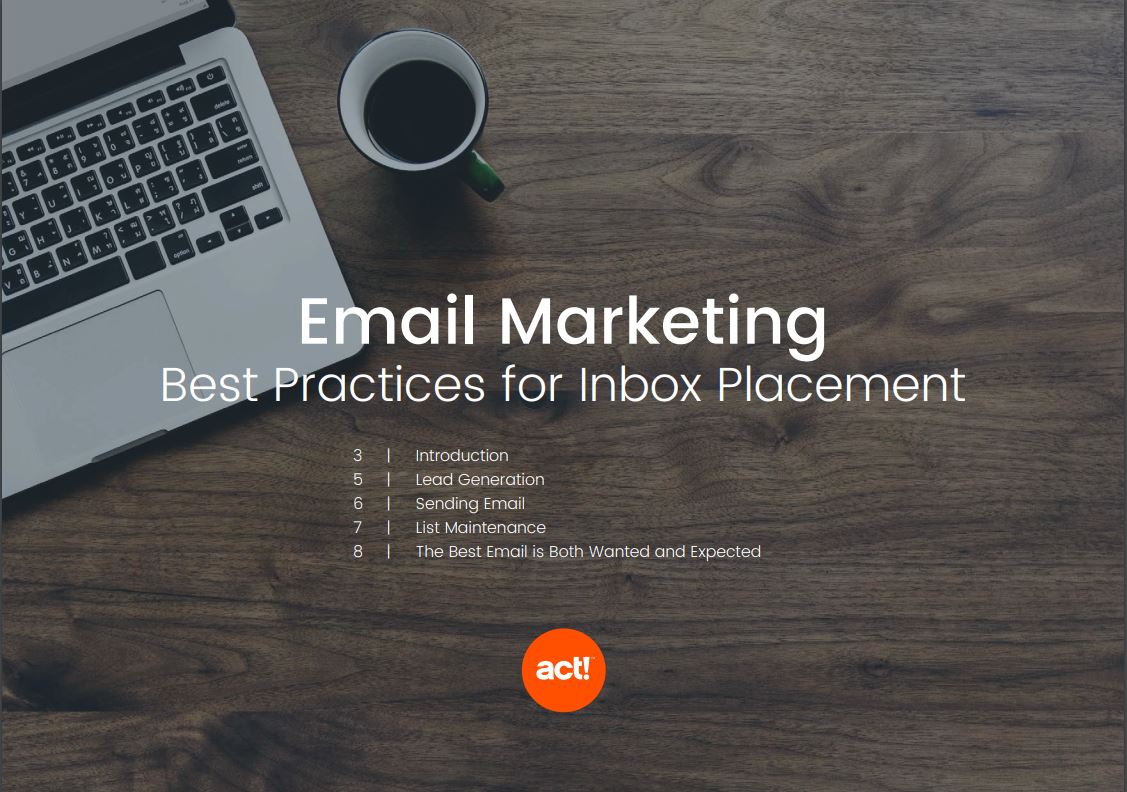 deliverability guide for email marketing that says best practices for inbox placement