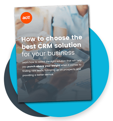 How to choose the best CRM solution for your business. Learn how to select the right solution that will help you punch above your weight when it comes to finding new leads, following up on prospects, and providing a better service.