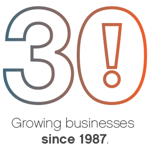 30 growing business since 1987