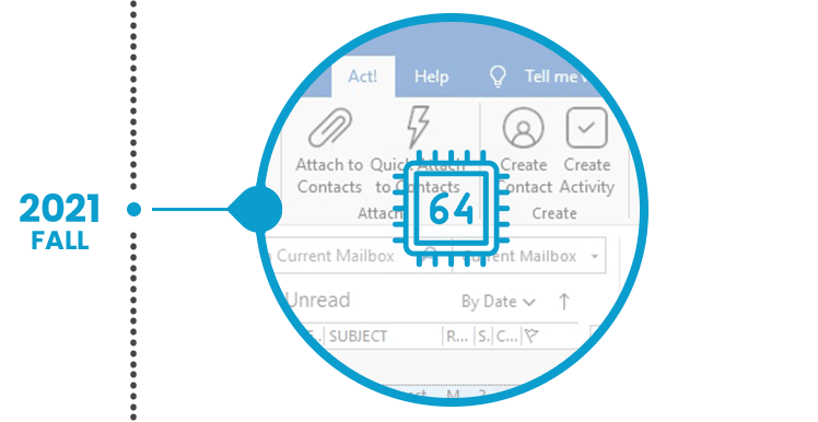 2021 fall timeline with a screenshot of microsoft outlook