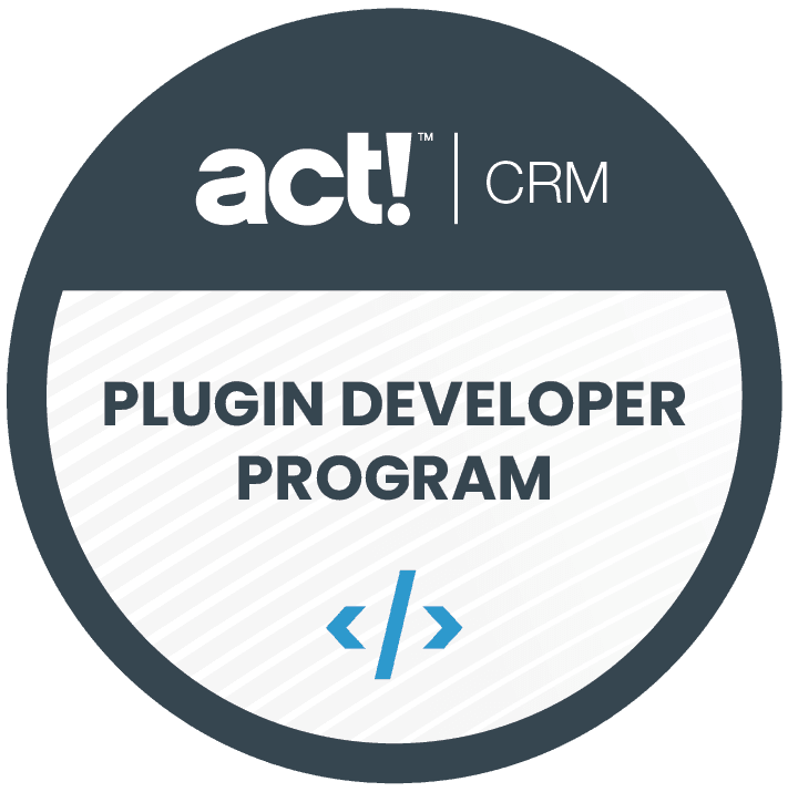 logo for the act! CRM plugin develeoper program