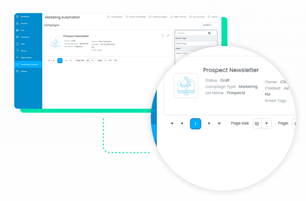 Prospect newsletter zoom in