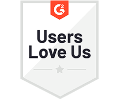 users love us g2 badge