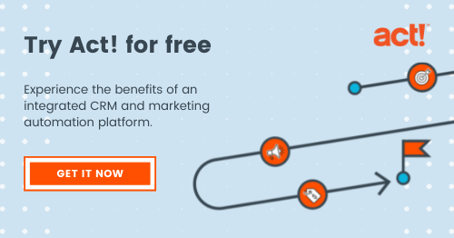 try act! For free, experience the benefits of an integrated CRM and marketing automation platform, get it now