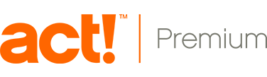 act! Premium logo in orange