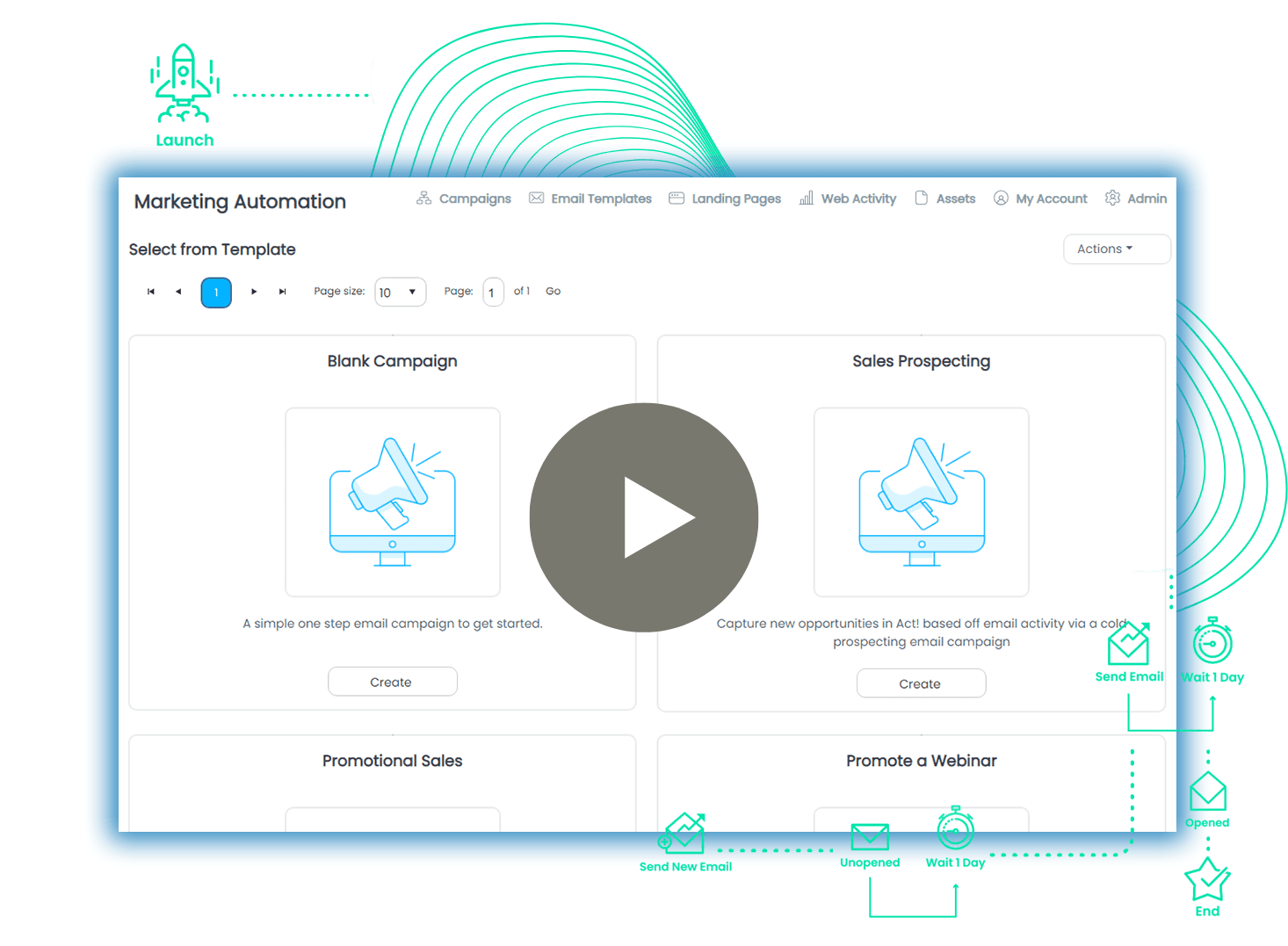 Marking automation template landing page thumbnail