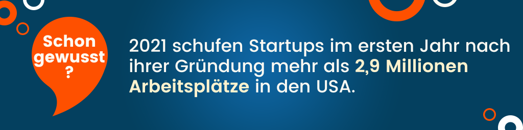 Startups schaffen Arbeitsplätze