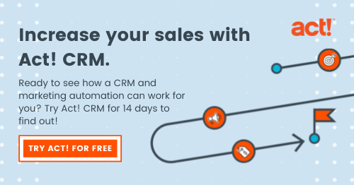 Increase your sales with act! crm