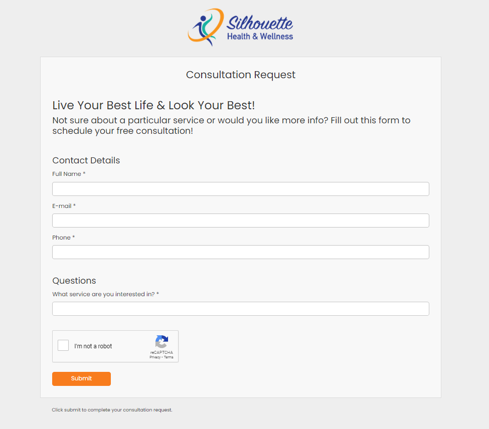 Linktivity customizable form sample