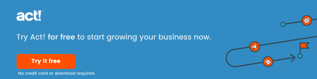 try act for free to start growing your business today.