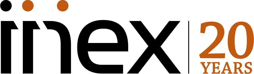 inex logo for 20 years