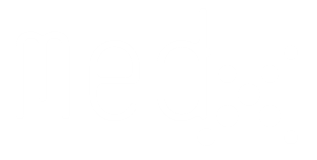 med x logo with a red x made of dots