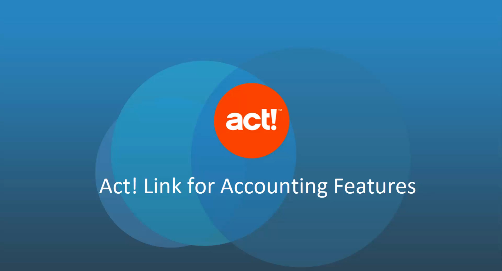 Act! CRM Video Thumbnail