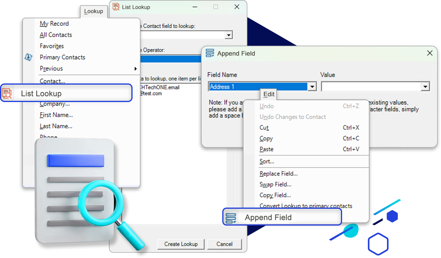 Whats New v27 Append to Field and List Lookout Image