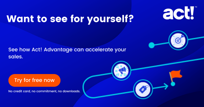 accelerate your sales with act! advantage cta