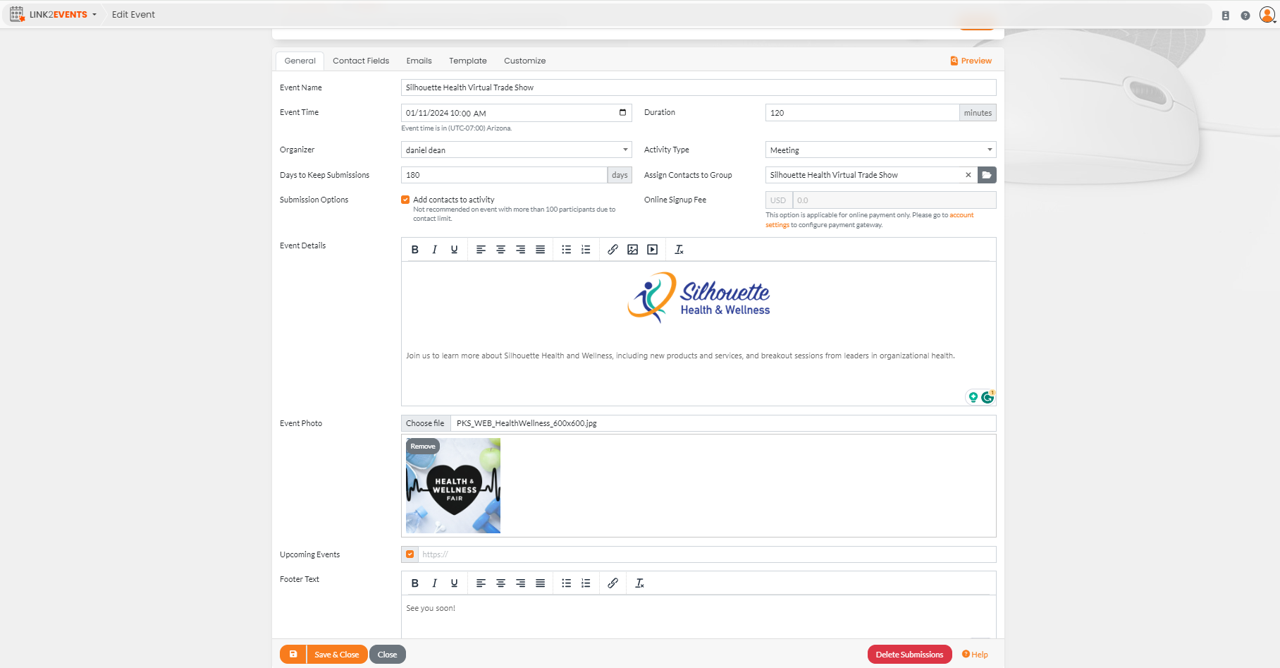 Streamline Your Online Events with Link2events+ | Act!