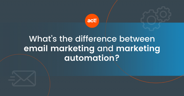 Whats the differnece between eail marketing and marketing automation