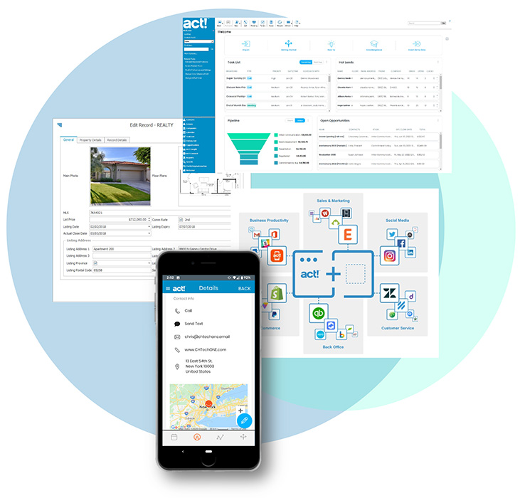 act! CRM has many capabilities