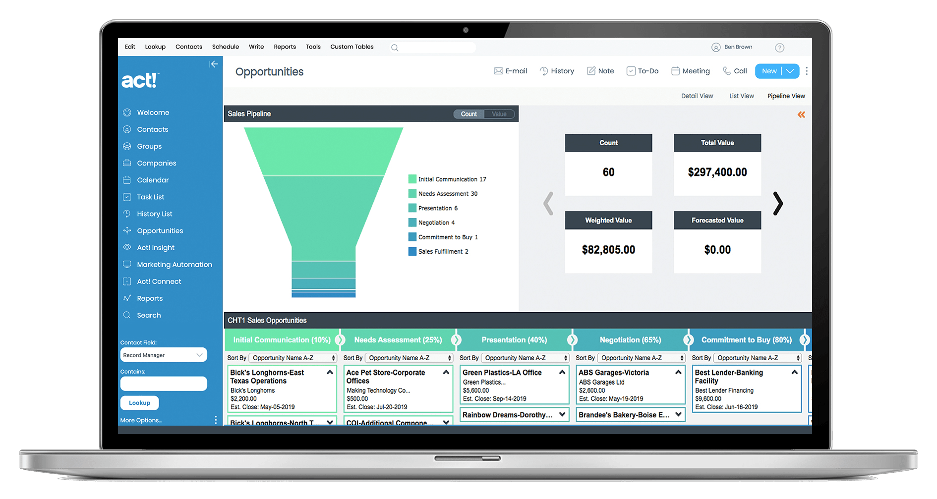 Demo of Act!